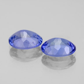 Pedras preciosas de tanzanita azul natural de  ct, corte oval, VS-SI