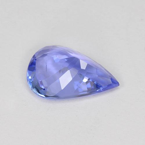 Tanzanita azul natural 1,75ct, formato de pêra, VS-SI