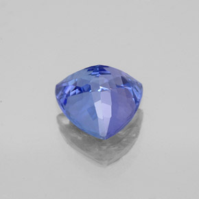 Tanzanita azul natural 1,50ct, trillion, VVS