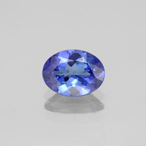 Tanzanita azul natural 1,12ct, corte oval, VVS
