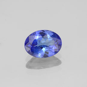Tanzanita azul natural 1,12ct, corte oval, VVS