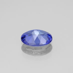 Tanzanita azul natural 1,12ct, corte oval, VVS