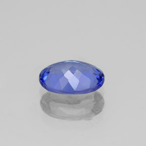 Tanzanita azul natural 1,38ct, corte oval, VVS-VS