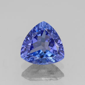 Tanzanita azul natural 1,20ct, trillion, VS