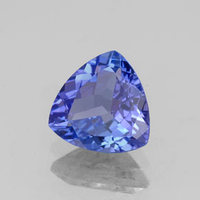 Tanzanita azul natural 1,20ct, trillion, VS