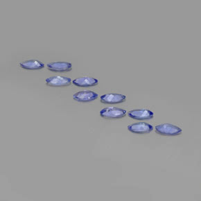 Pedras preciosas de tanzanita azul natural de 3,01 ct, marquise, VS-SI