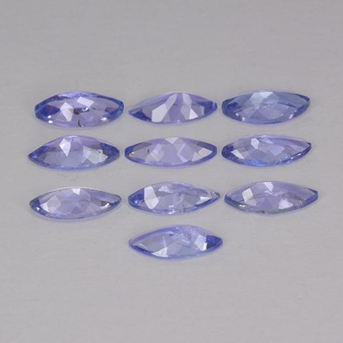 Pedras preciosas de tanzanita azul natural de 3,30 ct, marquise, VS-SI