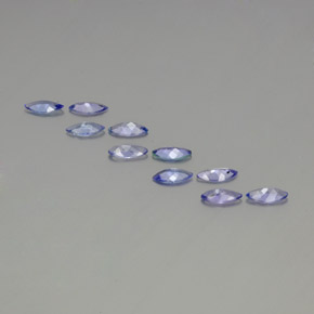 Pedras preciosas de tanzanita azul natural de 2,65 ct, marquise, VS-SI
