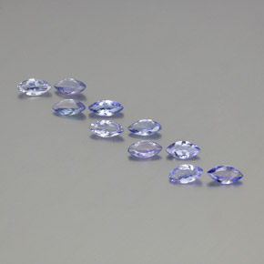 Pedras preciosas de tanzanita azul natural de 3,28 ct, marquise, VS-SI