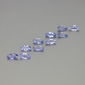Pedras preciosas de tanzanita azul natural de 3,28 ct, marquise, VS-SI