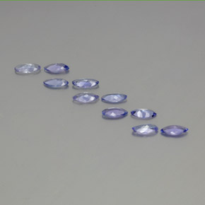 Pedras preciosas de tanzanita azul natural de 3,28 ct, marquise, VS-SI