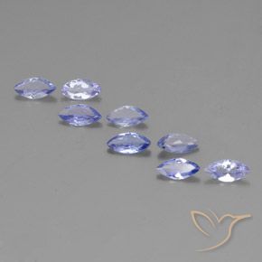 2.30ctw Natural Violeta Azul Tanzanita, Marquesa, VS-SI