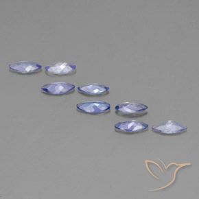 Pedras preciosas de Tanzanita Violeta Azul natural de 2.30 ct, Marquesa, VS-SI