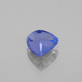 Tanzanita azul natural 1,33ct, trillion, VS