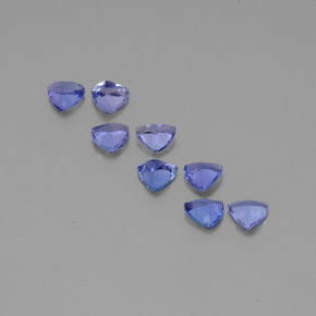 Pedras preciosas de tanzanita azul natural de  ct, trillion, VS