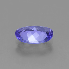 Tanzanita violeta natural 1,42ct, corte oval, VVS