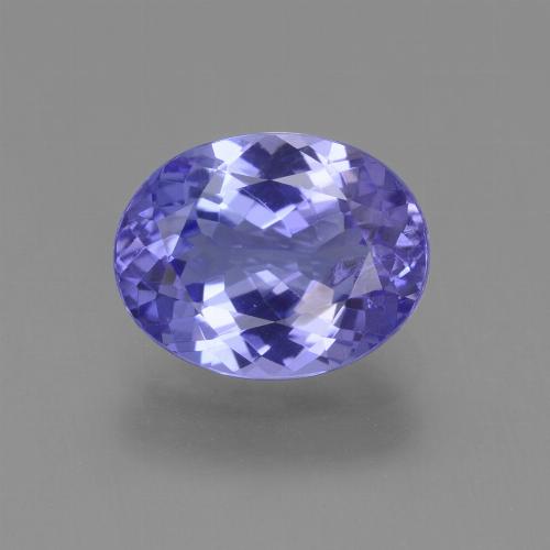 Tanzanita Violeta Brilhante Natural 2.11ct, Corte Oval, VS