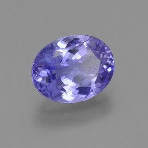 Tanzanita Violeta Brilhante Natural 2.11ct, Corte Oval, VS