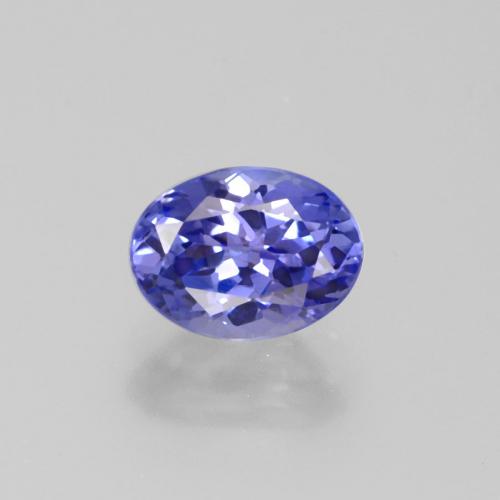 Tanzanita azul natural 1,36ct, corte oval, VS
