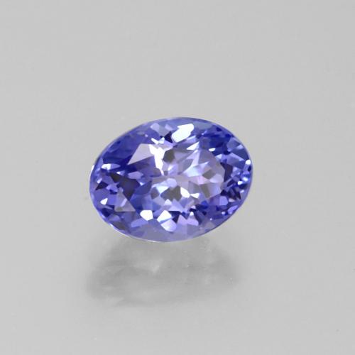 Tanzanita azul natural 1,36ct, corte oval, VS