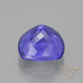 Tanzanita Azul Violeta Intenso Natural 12.03ct, Almofada, VS