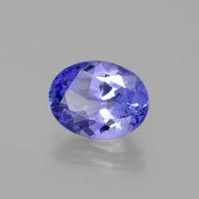 Tanzanita Azul Violeta Intenso Natural 1.86ct, Corte Oval, VVS