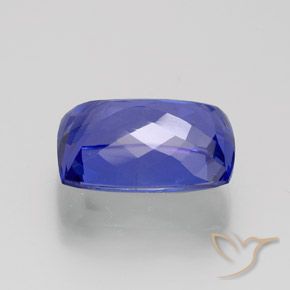 Tanzanita Violeta Azul Natural 7.06ct, Almofada, VS