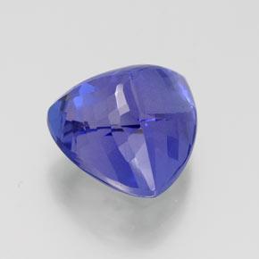 Tanzanita azul natural 7,47ct, trillion, IF