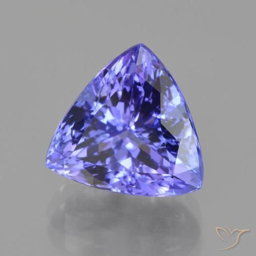 Tanzanita Azul Violeta Intenso Natural 6.83ct, Trilhão, VVS-VS