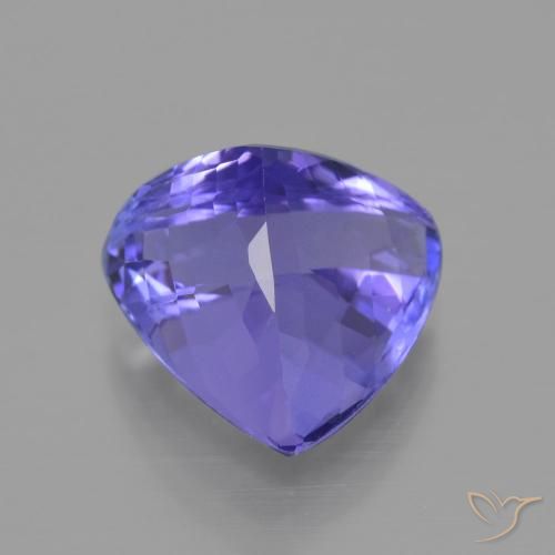 Tanzanita Azul Violeta Intenso Natural 6.83ct, Trilhão, VVS-VS