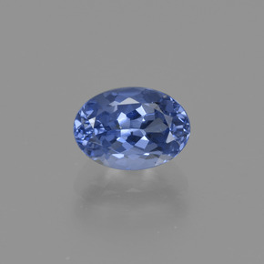 Tanzanita azul natural 1,07ct, corte oval, VVS