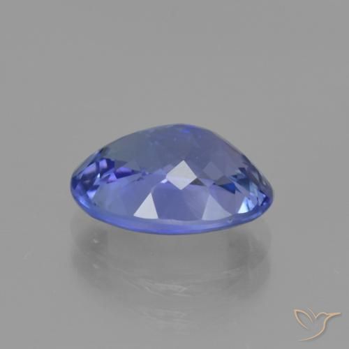 Tanzanita azul natural 3,22ct, corte oval, VVS