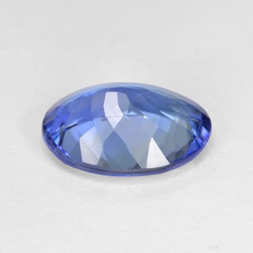 Tanzanita azul natural 3,96ct, corte oval, VS-SI