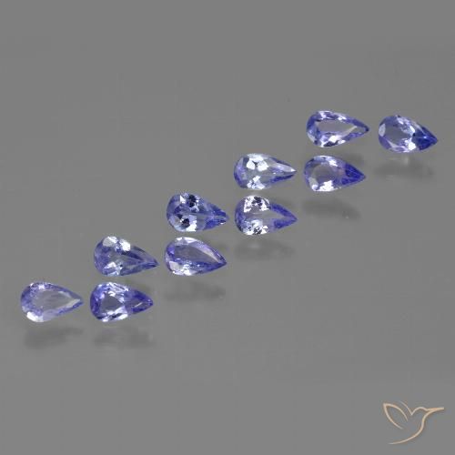 1.76ctw Natural Azul Violeta Intenso Tanzanita, Formato de pêra, VS