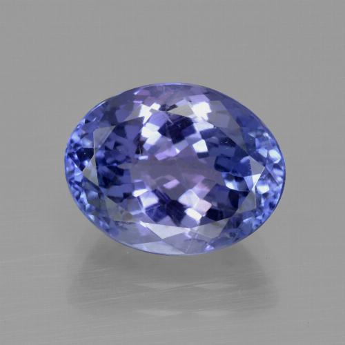 Tanzanita Azul Roxo Profundo Natural 4.02ct, Corte Oval, VVS-VS