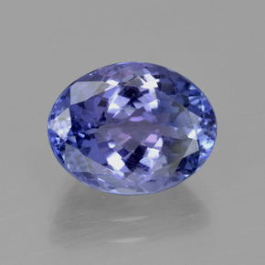 Tanzanita Azul Roxo Profundo Natural 4.02ct, Corte Oval, VVS-VS
