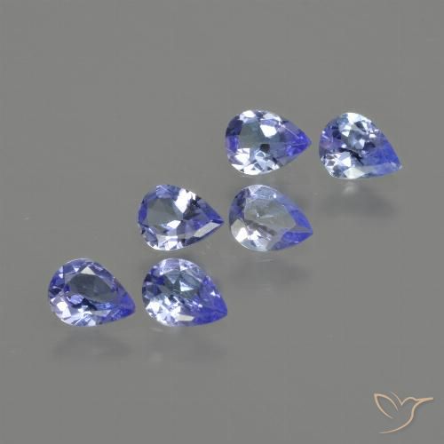 1.47ctw Natural Azul Violeta Intenso Tanzanita, Formato de pêra, VS