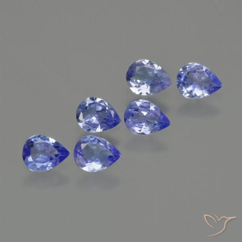 1.38ctw Natural Azul marinho médio Tanzanita, Formato de pêra, VS