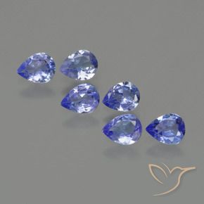 Pedras preciosas de Tanzanita Azul marinho médio natural de 1.38 ct, Formato de pêra, VS