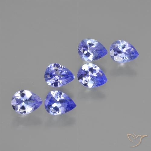 1.71ctw Natural Azul Violeta Intenso Tanzanita, Formato de pêra, VS