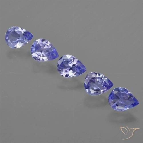 1.47ctw Natural Azul Violeta Intenso Tanzanita, Formato de pêra, VS