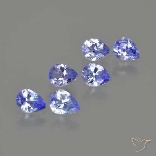 1.58ctw Natural Azul elétrico Tanzanita, Formato de pêra, VS