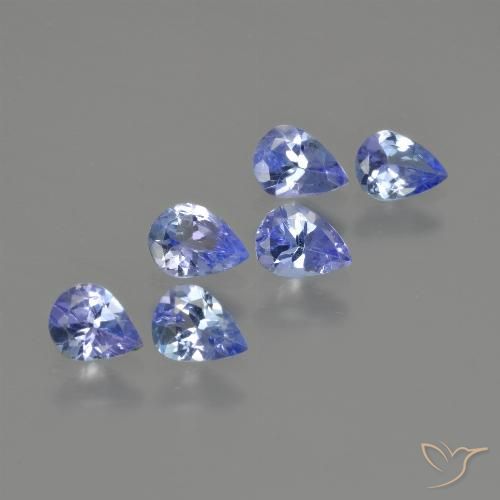 1.48ctw Natural Azul profundo Tanzanita, Formato de pêra, VS