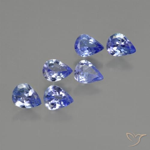 1.57ctw Natural Azul elétrico Tanzanita, Formato de pêra, VS