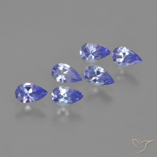 1.29ctw Natural Azul elétrico Tanzanita, Formato de pêra, VVS-VS