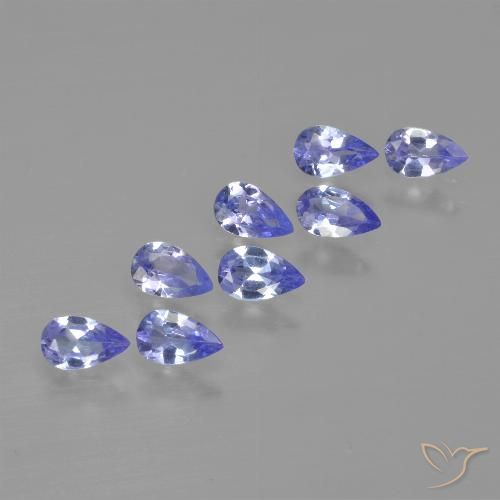 1.56ctw Natural Azul Violeta Intenso Tanzanita, Formato de pêra, VS