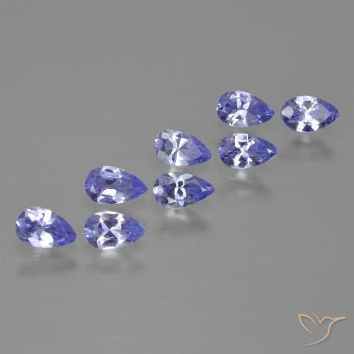 1.89ctw Natural Azul Violeta Intenso Tanzanita, Formato de pêra, VS