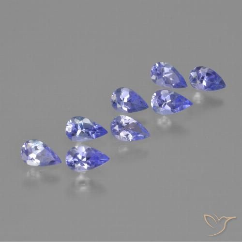 1.69ctw Natural Azul Violeta Intenso Tanzanita, Formato de pêra, VS