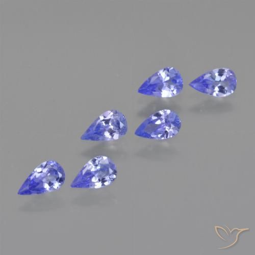 1.32ctw Natural Azul elétrico Tanzanita, Formato de pêra, VS