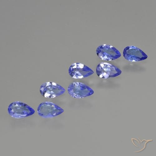 1.42ctw Natural Azul Violeta Intenso Tanzanita, Formato de pêra, VS
